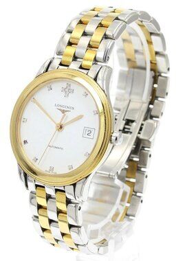 LONGINES Flagship L4.774.3 Date white Dial Automatic Men's Watch_942621